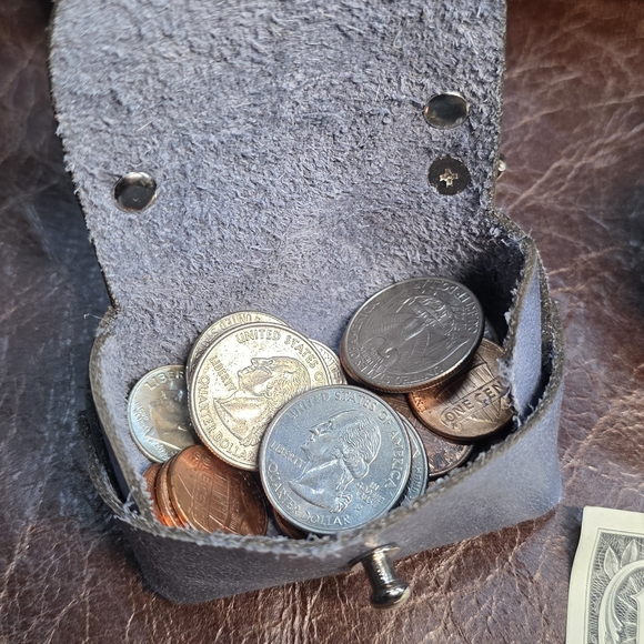 Handmade Mini Leather Purses - Picture 8 of 12